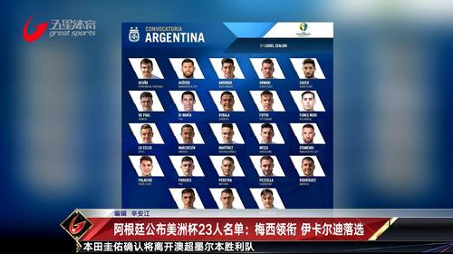 阿根廷国家队成员名单